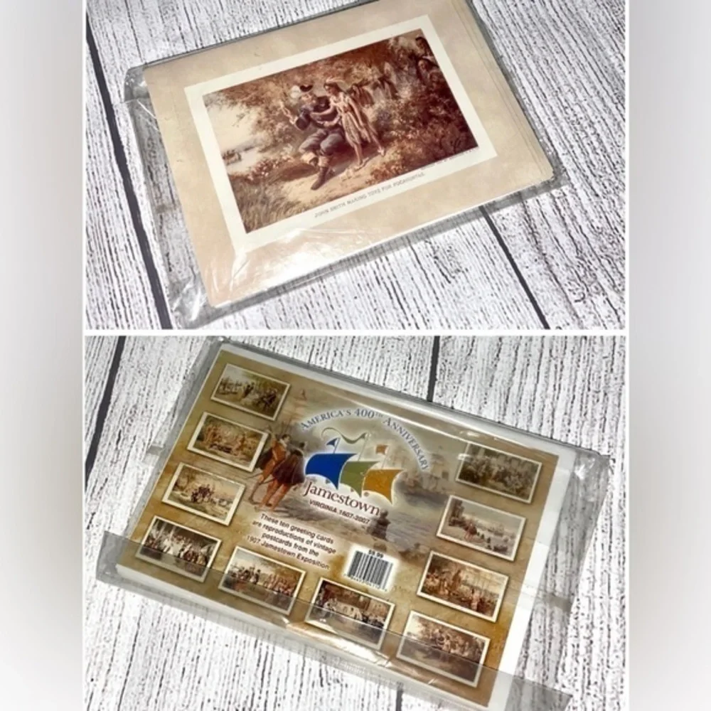Jamestown Settlement 400th Anniversary Notecards - Pack of 7